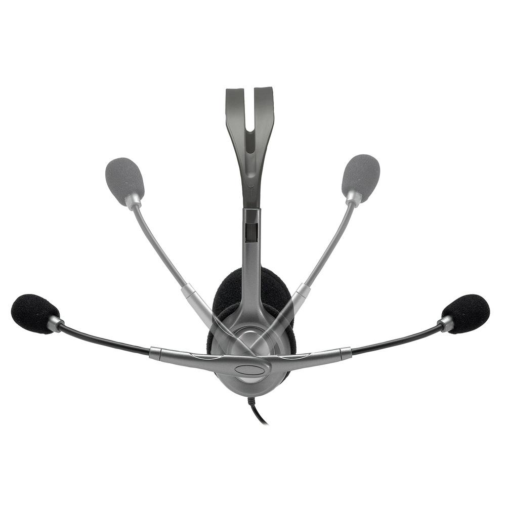 Headset com Fio Logitech H111 com Microfone com Redução de Ruído e Conexão 3,5mm