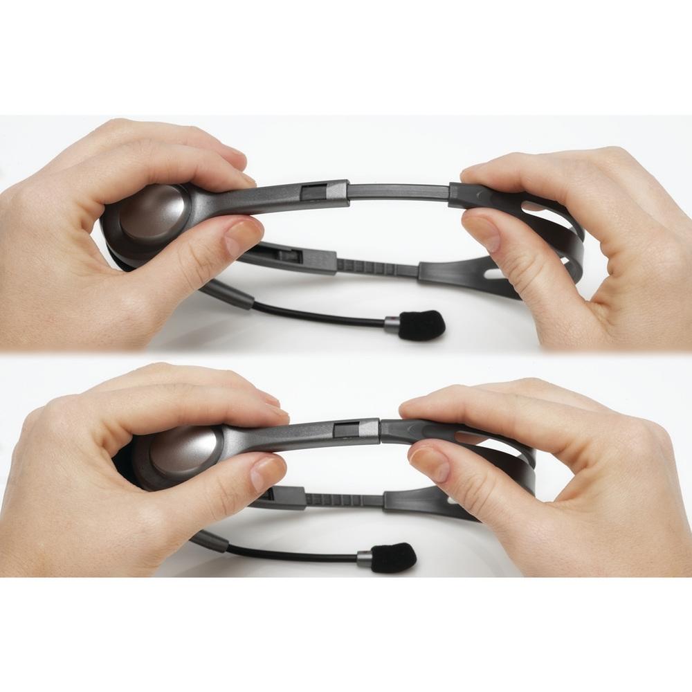 Headset com Fio Logitech H111 com Microfone com Redução de Ruído e Conexão 3,5mm