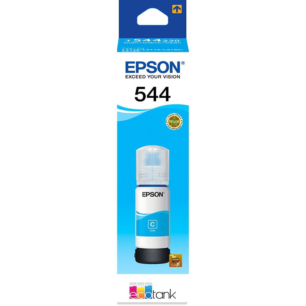 Refil de Tinta Epson T544220 Ciano 65ml