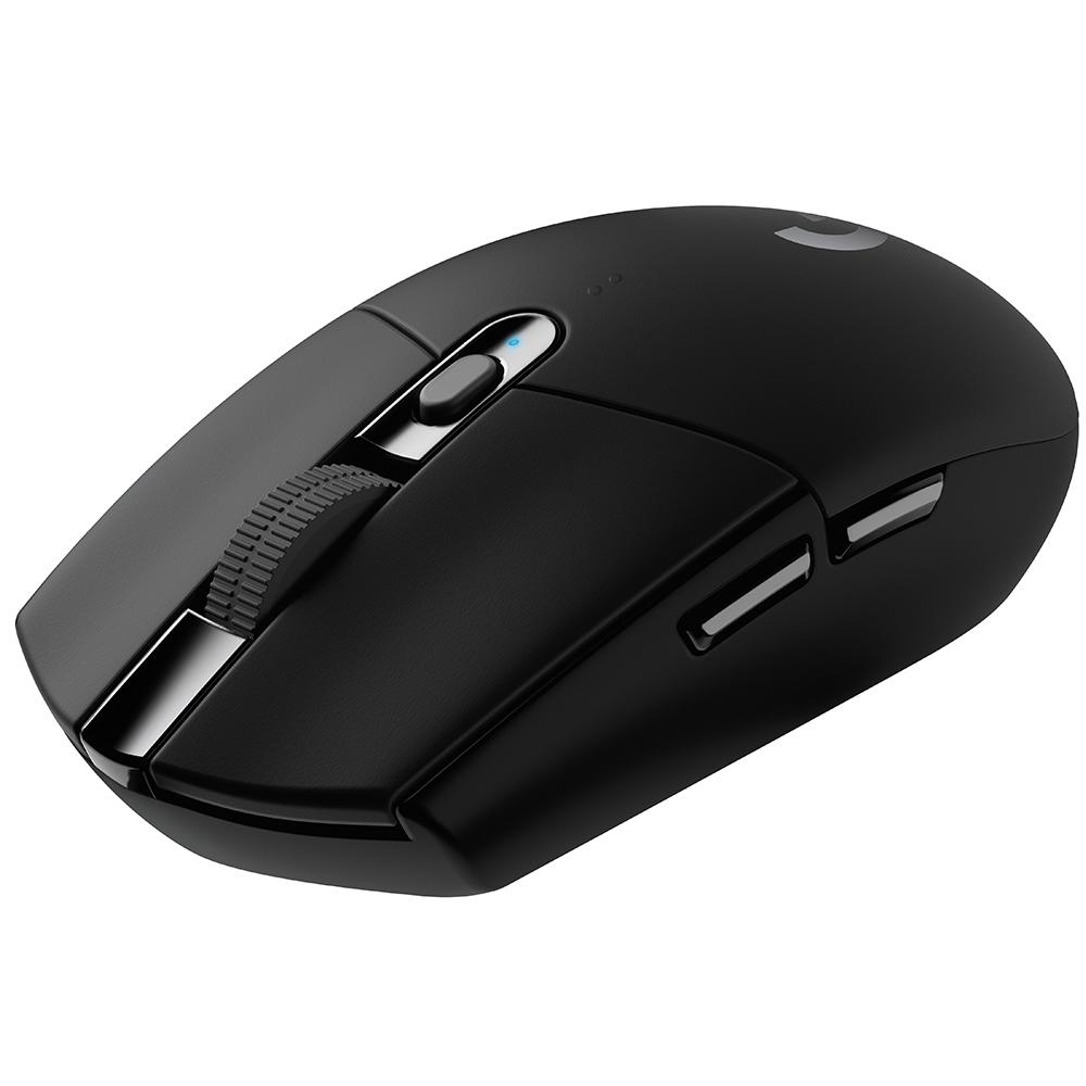 Mouse Gamer sem Fio Logitech G305 Lightspeed com 6 Botões Programáveis e até 12.000 DPI, Preto