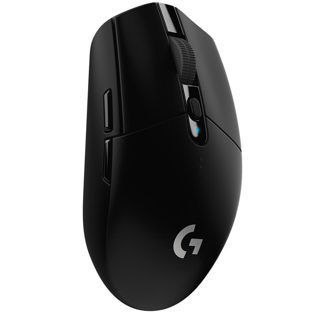 Mouse Gamer sem Fio Logitech G305 Lightspeed com 6 Botões Programáveis e até 12.000 DPI, Preto