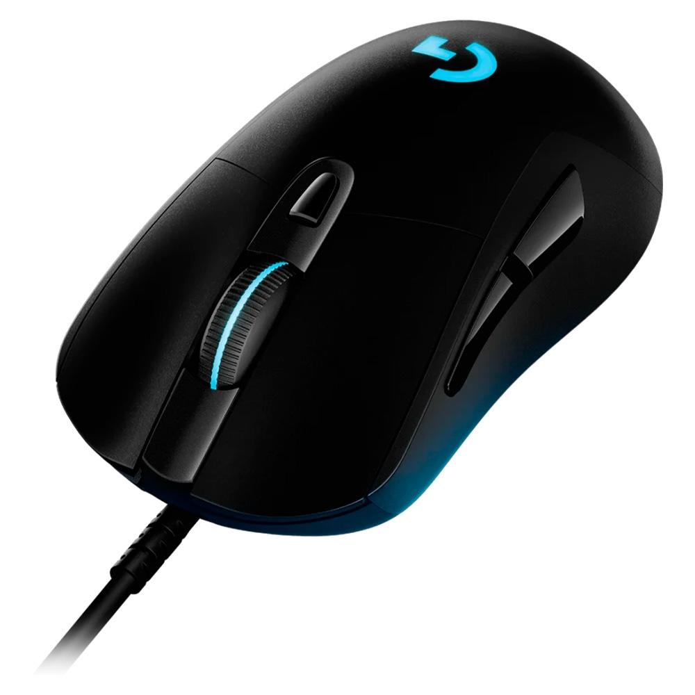 Mouse Gamer Logitech G403, RGB LIGTHSYNCN,6 Botoes Progamaveis, Ajuste de Peso e Sensor Hero 25K