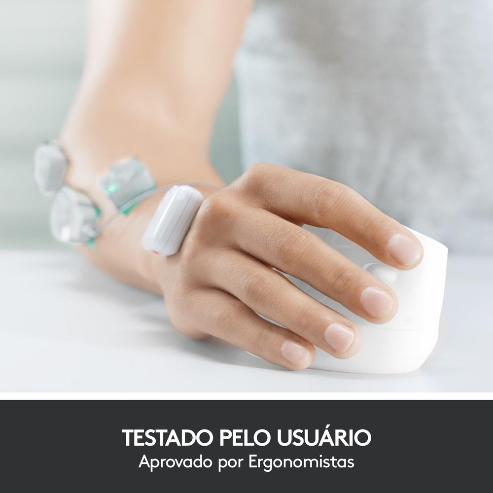 Mouse sem Fio Logitech Mx Vertical Ergonômico, USB Unifying ou Bluetooth, Recarregável - 910-005447