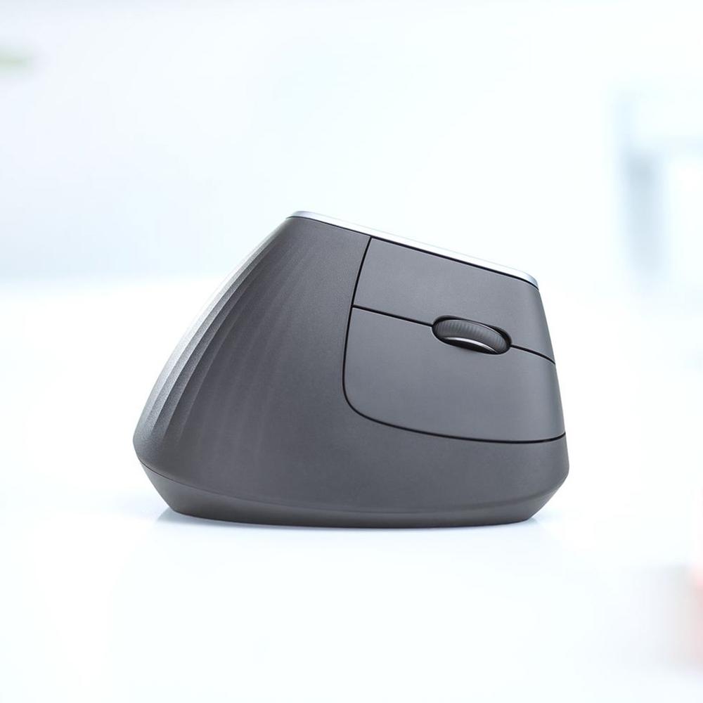 Mouse sem Fio Logitech Mx Vertical Ergonômico, USB Unifying ou Bluetooth, Recarregável - 910-005447