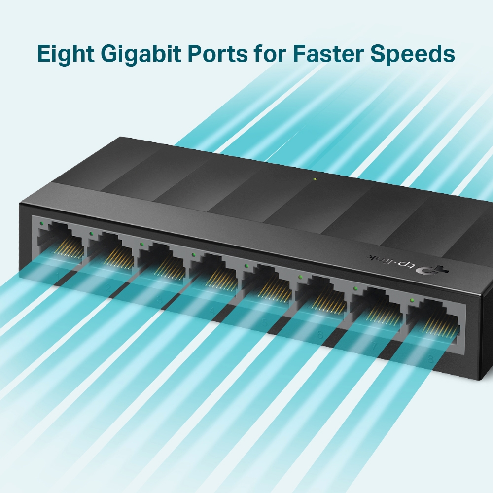 Switch 08P 10/100/1000 Mbps LS1008G Tp-Link