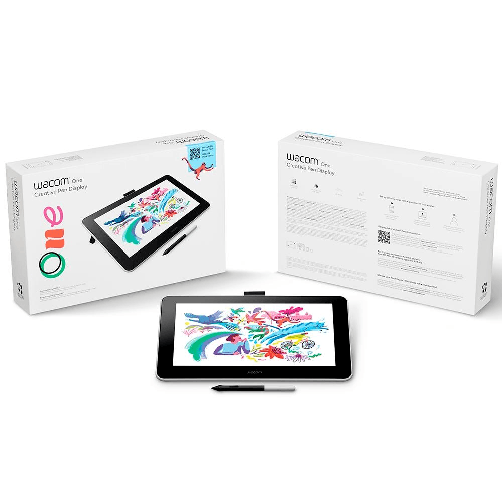 Mesa Digitalizadora Wacom One Creative Pen Display, 13´, 2540 Lpi, HDMI, USB - DTC133W0A1