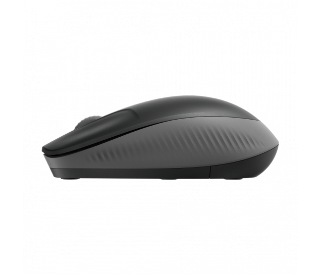 Mouse sem Fio Logitech M190 com Design Ambidestro Compacto, Conexão USB e Pilha Inclusa, Cinza