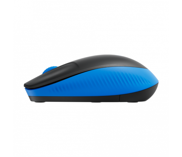 Mouse sem Fio Logitech M190 com Design Ambidestro Compacto, Conexão USB e Pilha Inclusa, Azul