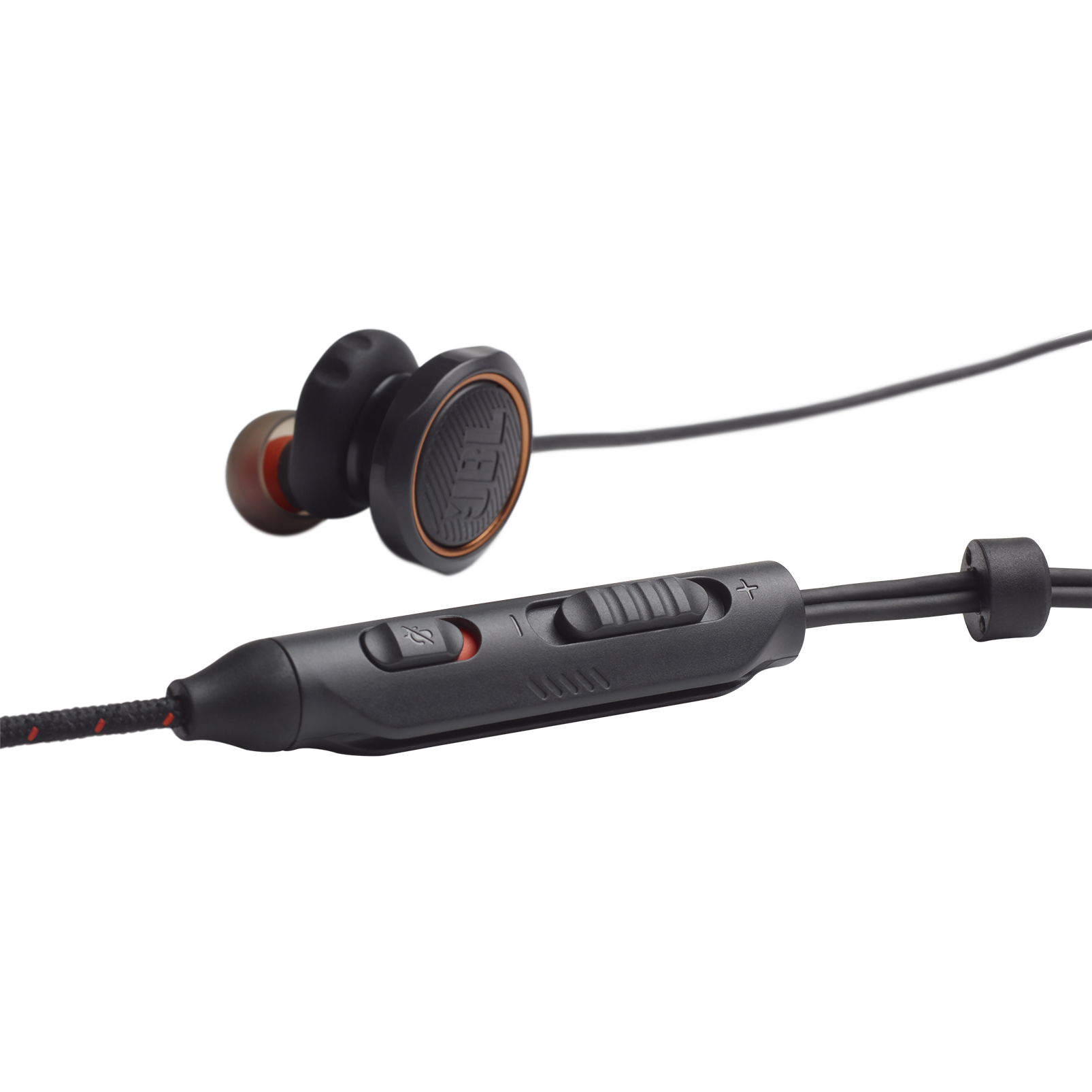 Fone de Ouvido Gamer Intra Auricular JBL Quantum 50, Conector 3,5mm, Preto, JBLQUANTUM50BLK