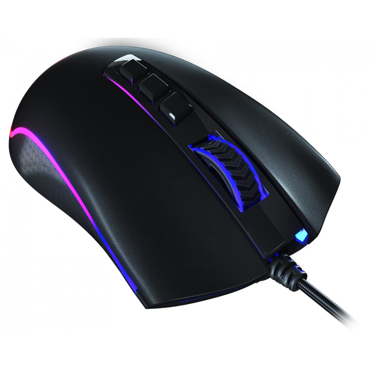 Mouse Gamer Redragon 24000dpi King Cobra Preto com LED - M711-FPS