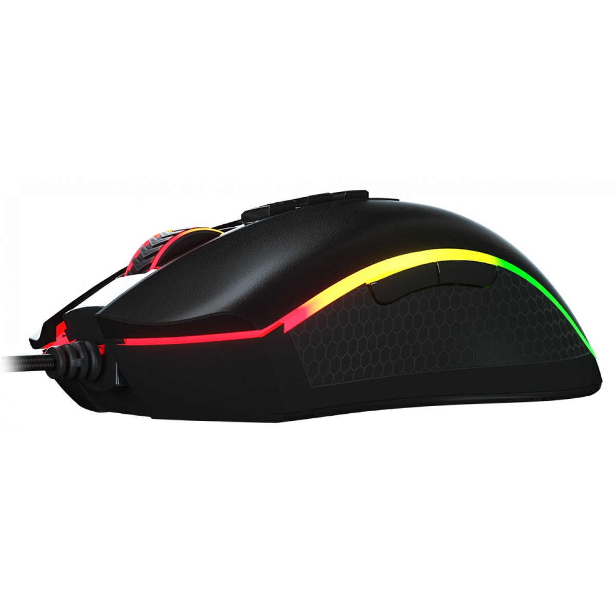 Mouse Gamer Redragon 24000dpi King Cobra Preto com LED - M711-FPS