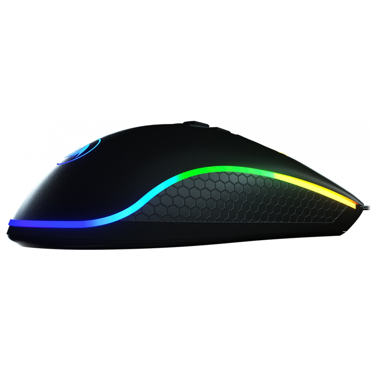 Mouse Gamer Redragon 24000dpi King Cobra Preto com LED - M711-FPS