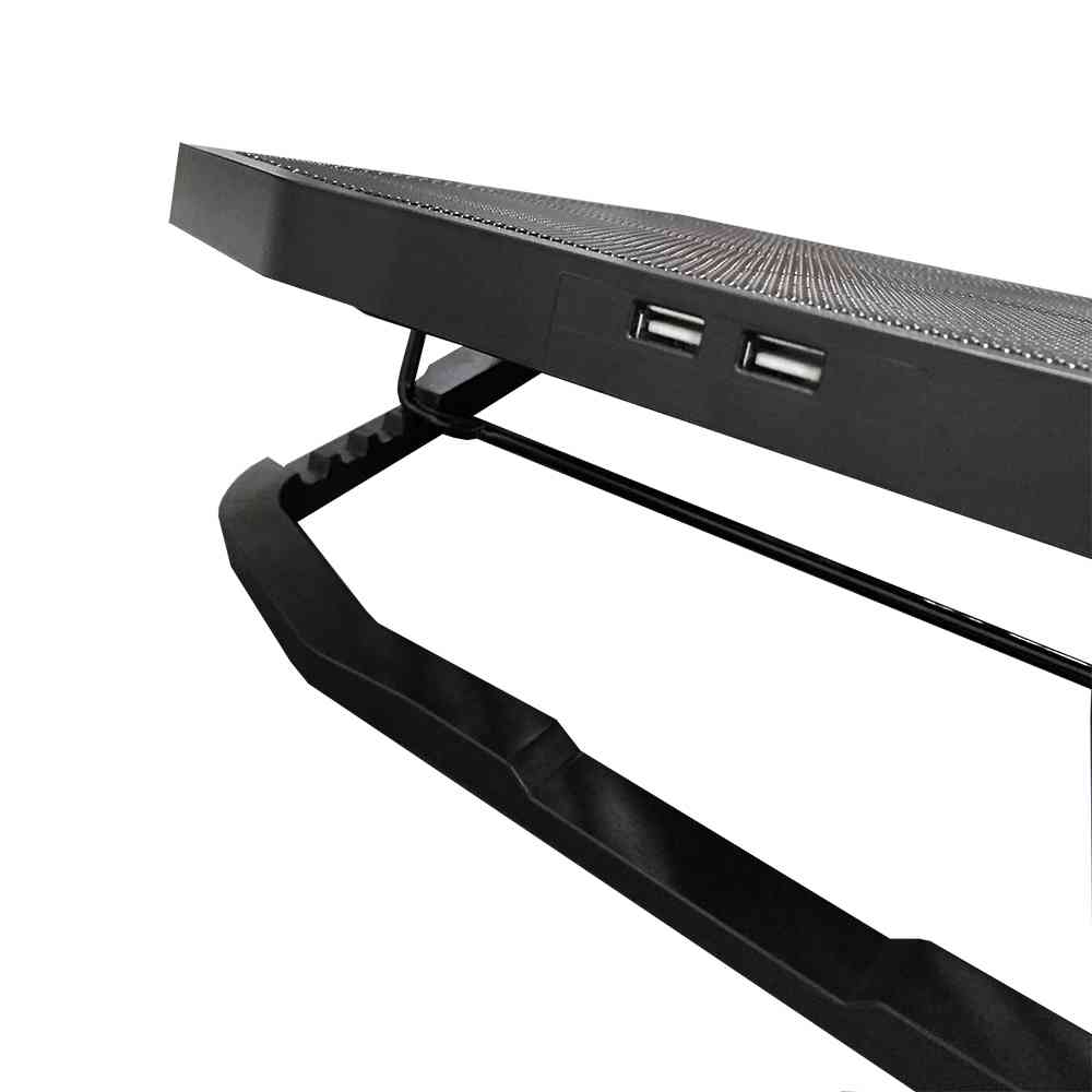 Suporte Base para Notebook C3 Tech com 4 Coolers, LED Azul - Preto
