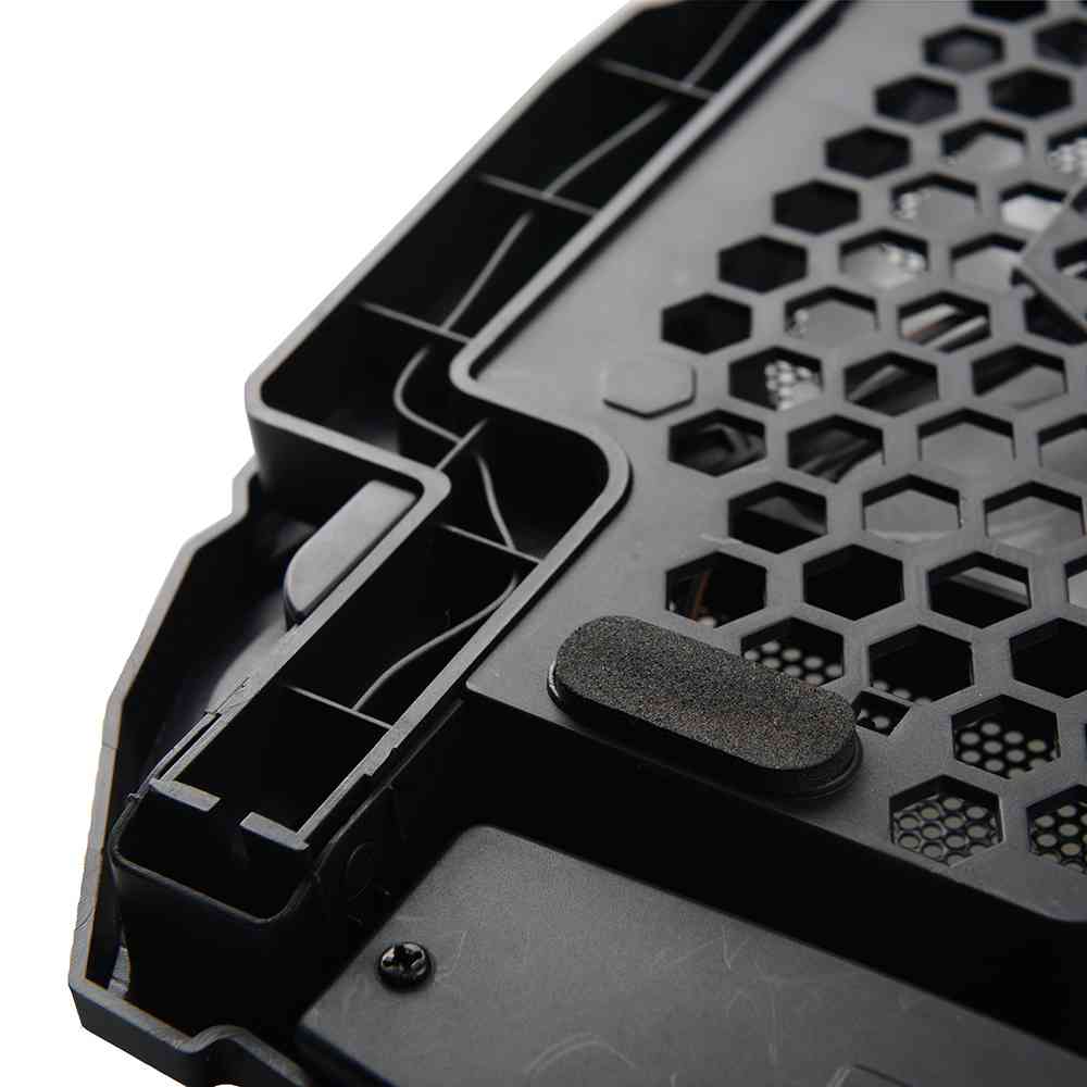 Suporte Base para Notebook C3 Tech com 4 Coolers, LED Azul - Preto