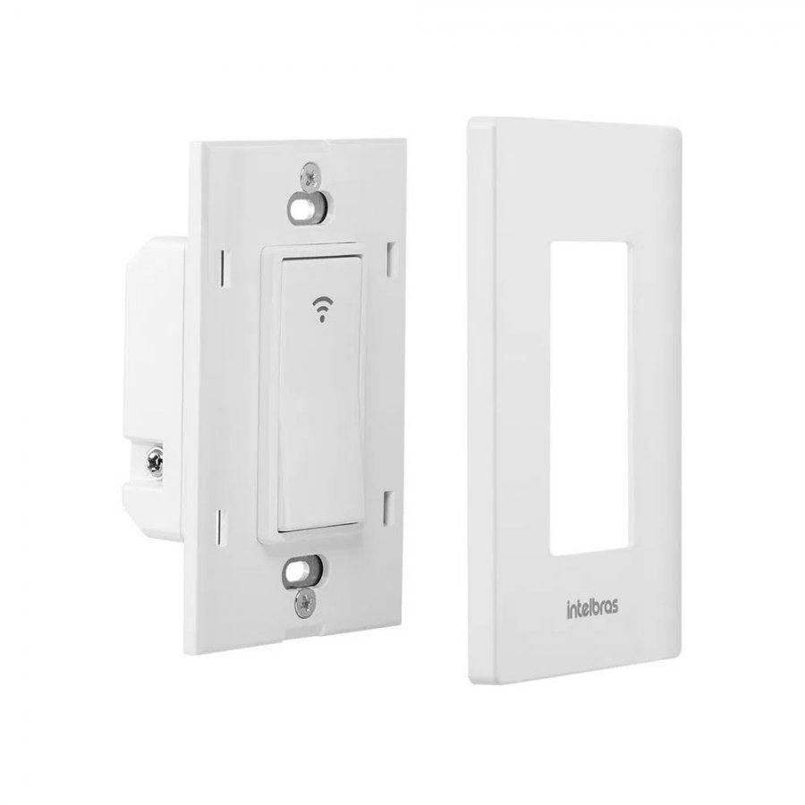 Interruptor Smart Wi-Fi para Iluminação Intelbras Ews 101 I - Branco