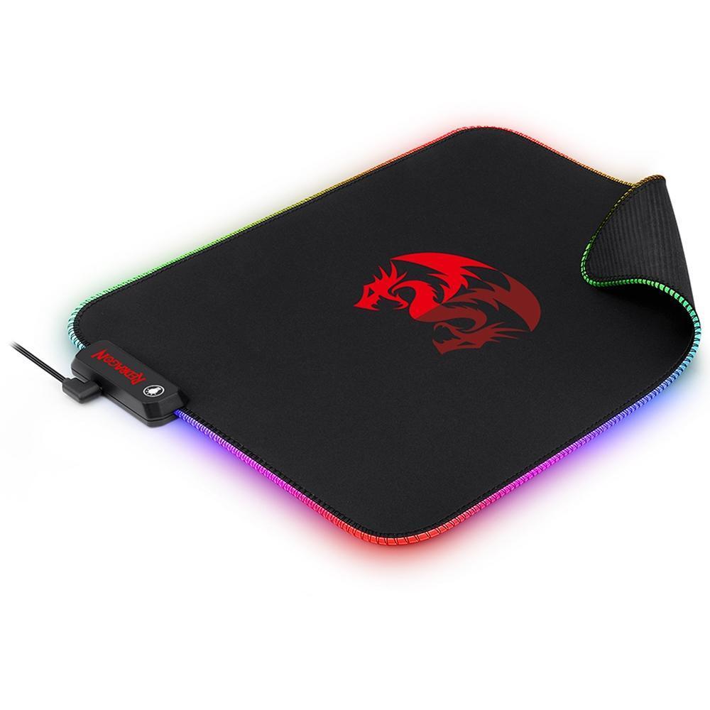 Mousepad Gamer Redragon Pluto RGB Control (330x260mm) - P026