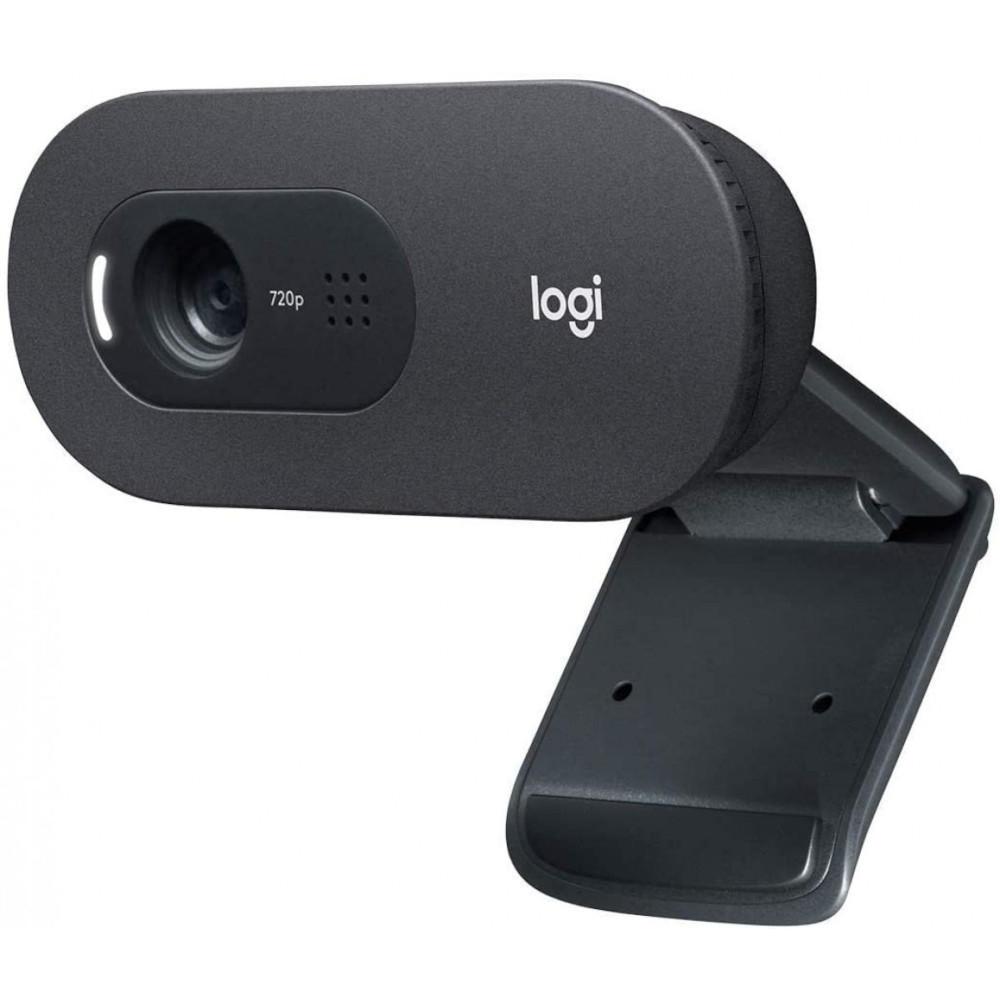 Webcam HD Logitech C505, 720P, com Microfone, 3 Mp, para Chamadas, e Gravações em Vídeo, Widescreen