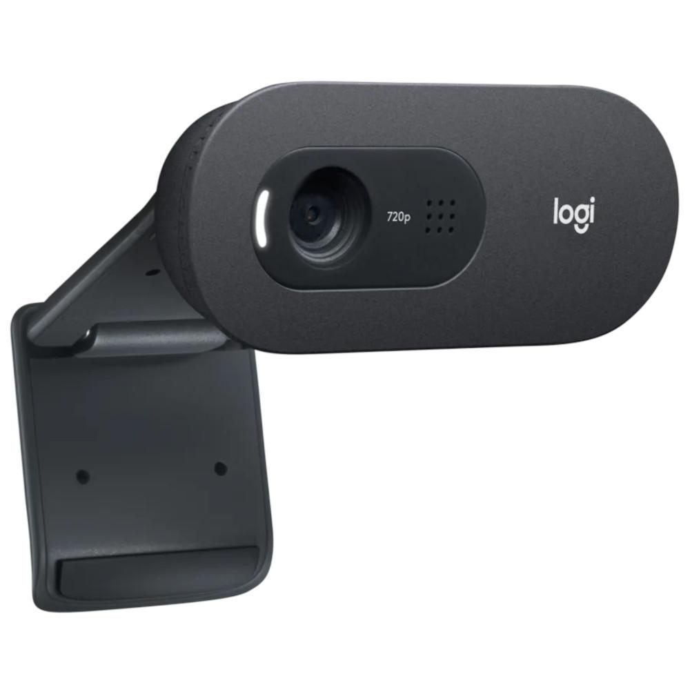 Webcam HD Logitech C505, 720P, com Microfone, 3 Mp, para Chamadas, e Gravações em Vídeo, Widescreen