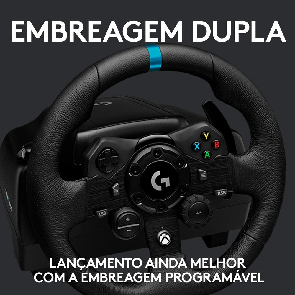 Volante Logitech G923 para Xbox Series x/S, Xbox One, PC com Trueforce,pedais Responsivos 941-000157
