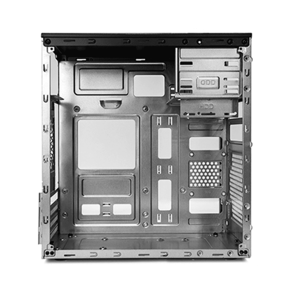 Gabinete Office C3 Tech Micro-ATX MT-23V2BK, Mini-Tower, sem Fonte com Fonte 200W