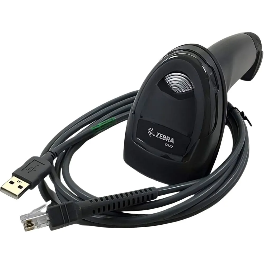 Leitor de Código de Barras DS2208 2D Qr Code/USB com Suporte - Zebra