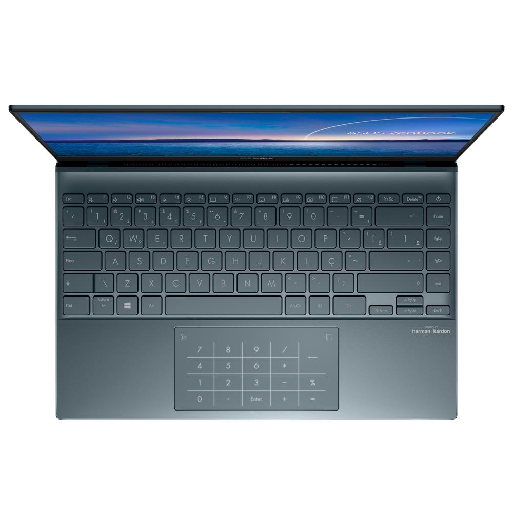 Notebook Ultrafino ASUS Zenbook 14 i5-1135G7 8GB 256GB FHD IPS Windows 10 Home - Cinza