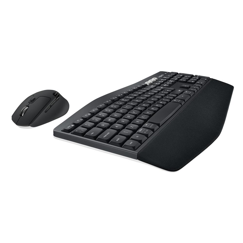 Teclado e Mouse sem Fio Logitech MK850, Teclado com Apoio, Mouse Destro, USB Unifying ou Bluetooth