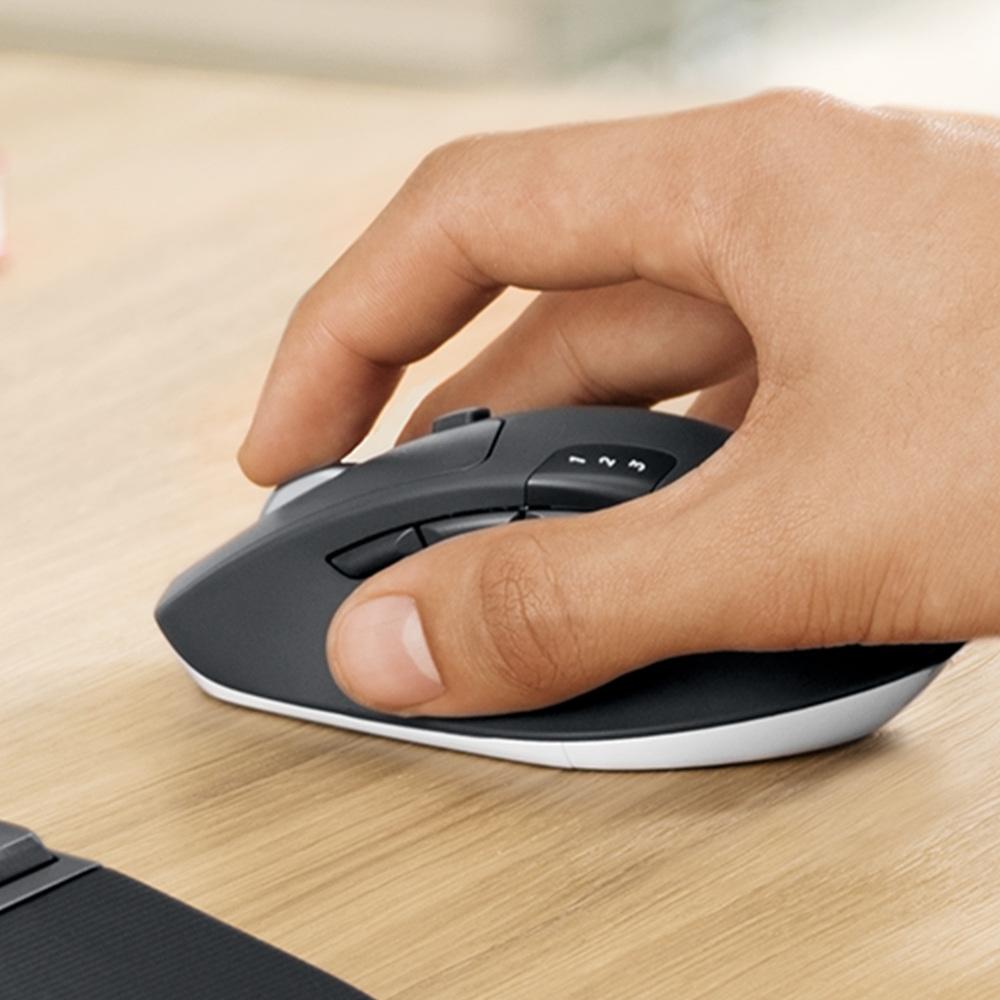 Teclado e Mouse sem Fio Logitech MK850, Teclado com Apoio, Mouse Destro, USB Unifying ou Bluetooth