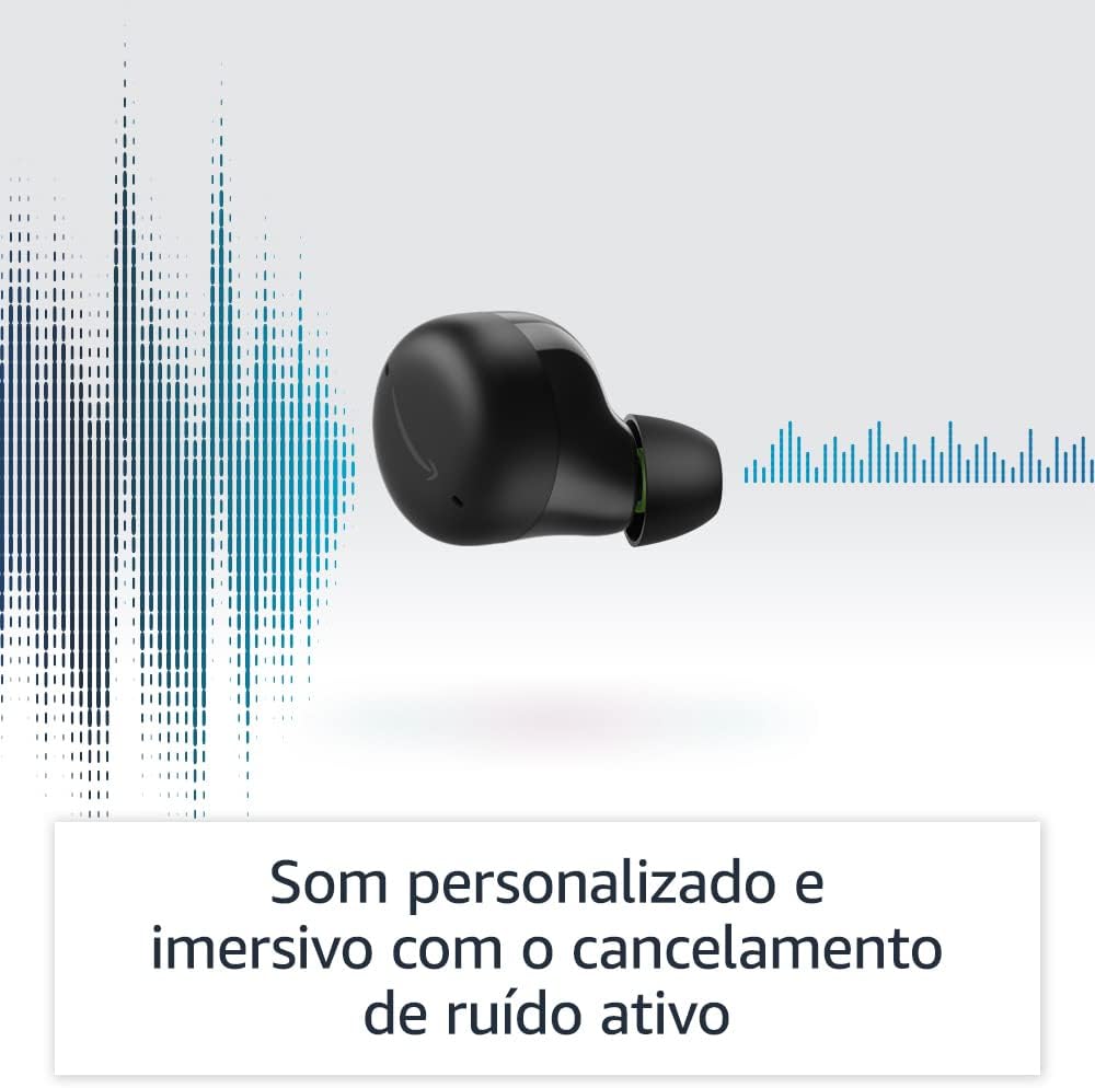 Fone de Ouvido TWS Echo Buds 2ª Ger com Alexa e Cancelamento de Ruído Ativo - Amazon