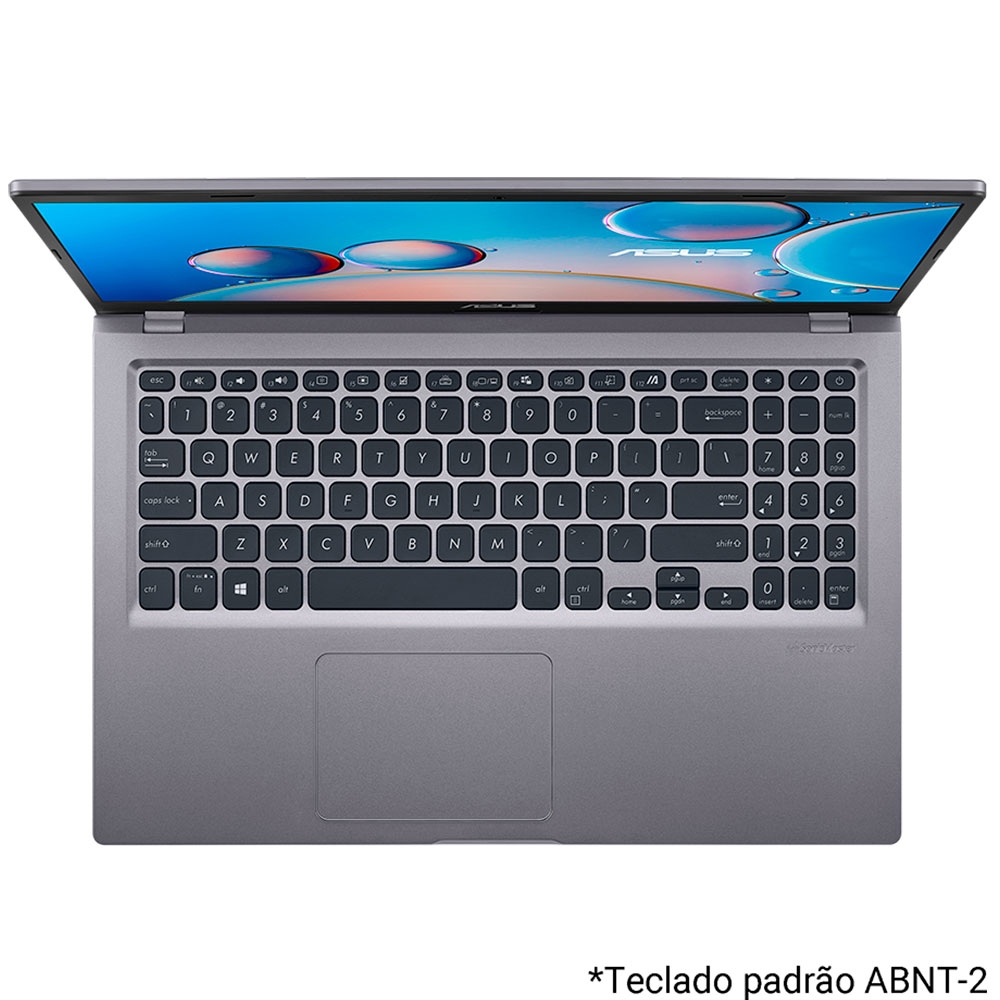 Notebook ASUS M515 Ryzen 5-3500U 8GB 256GB SSD 15,6" Windows 11 Home - Cinza