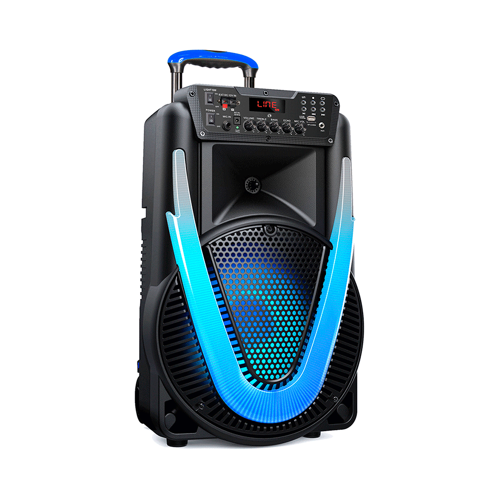 Caixa de Som Acustica Sunny II 15 POL 800W BT/Aux/SD/USB/Fm - SP396 - Multilaser