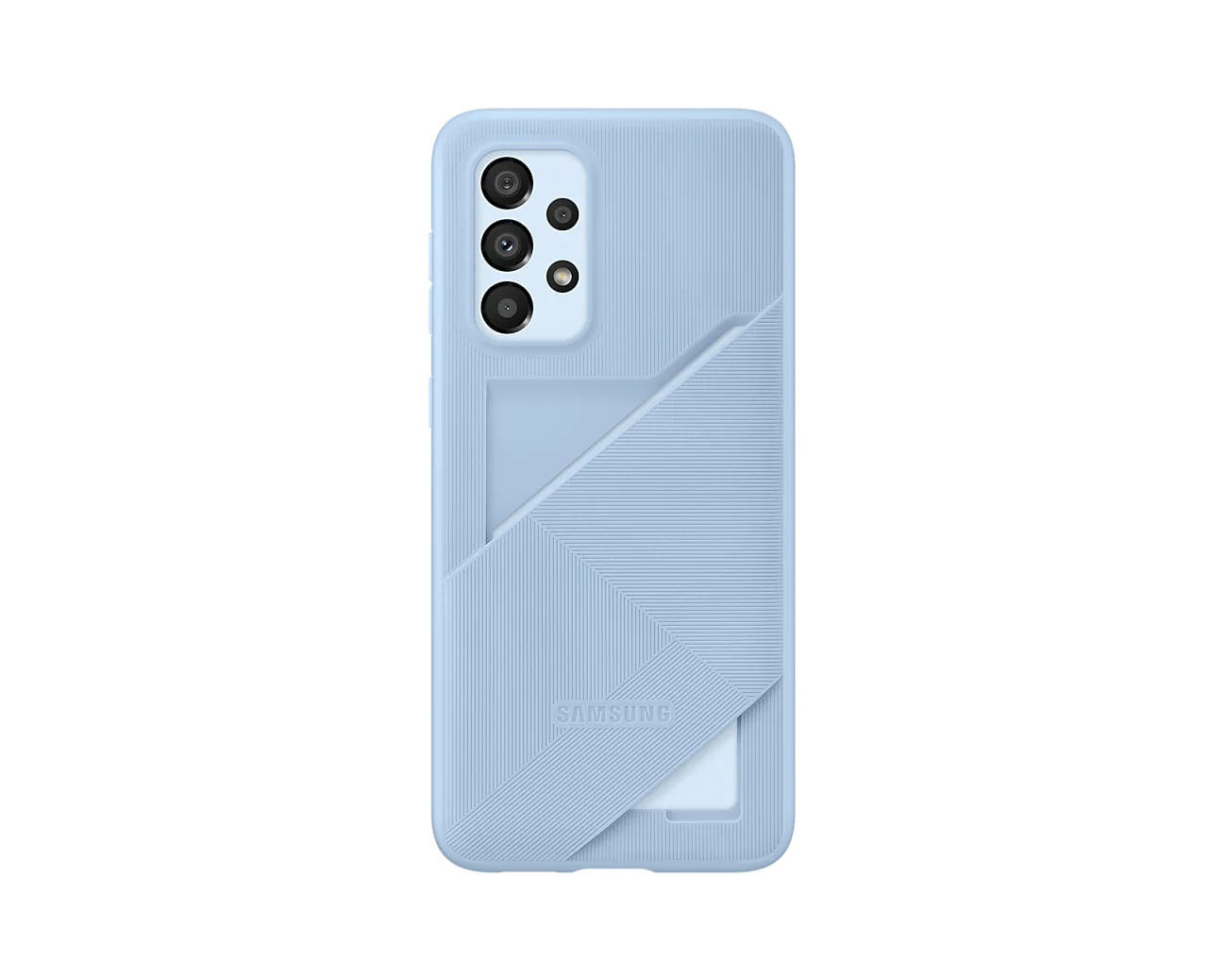 Capa Protetora Galaxy A33 5G Silicone Porta Cartão - Azul