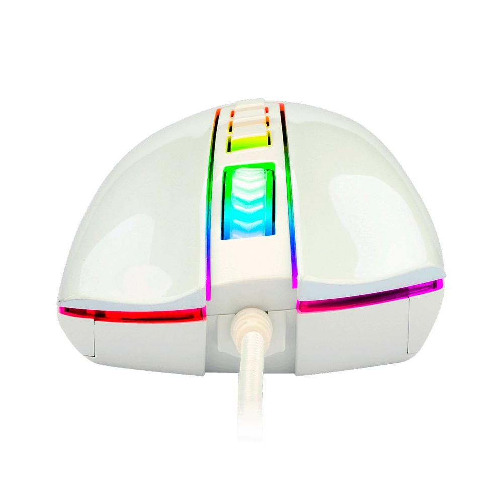 Mouse Gamer Redragon 10000dpi Cobra Lunar White RGB - M711W