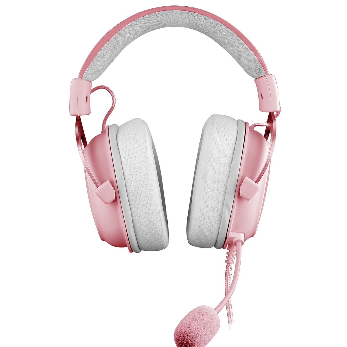 Headset Gamer Redragon Zeus - RGB USB 2.0 - Rosa
