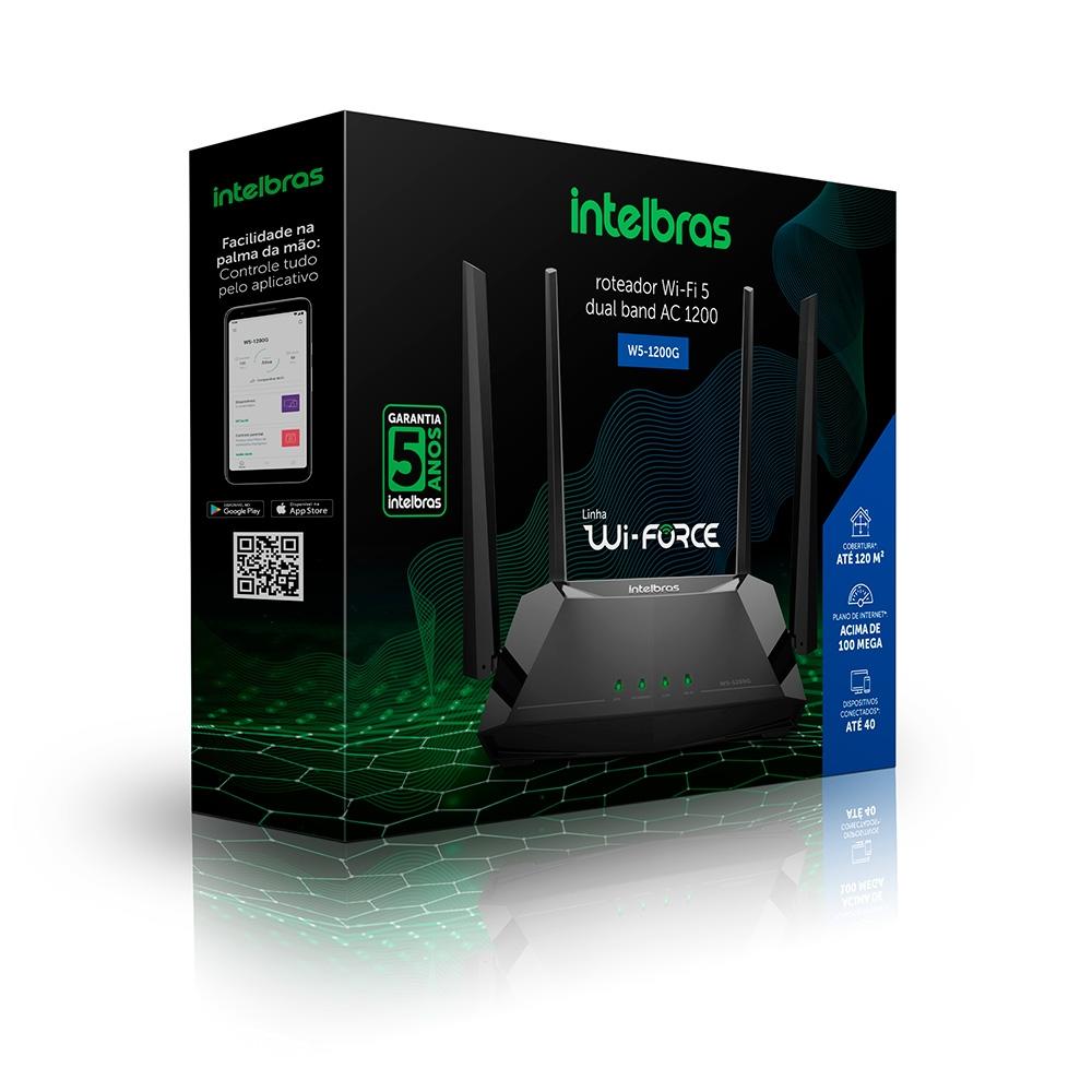 Roteador Wi-Force 5 W5-1200G - Intelbras