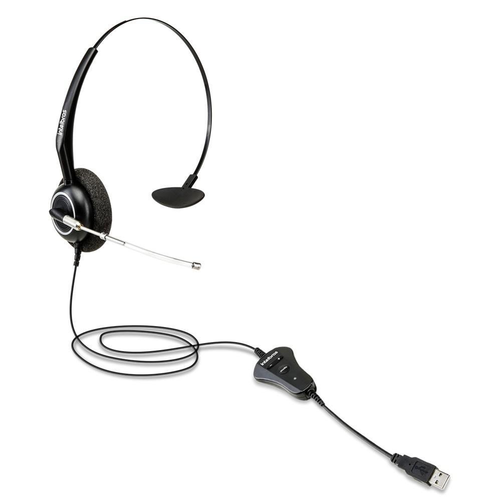Headset com Fio Ths 55 USB - Intelbras