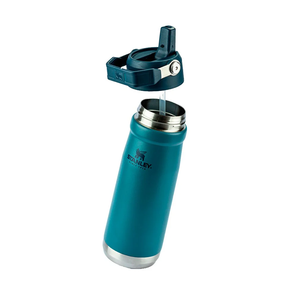 Garrafa Térmica Flip Straw 651ml Azul - Stanley