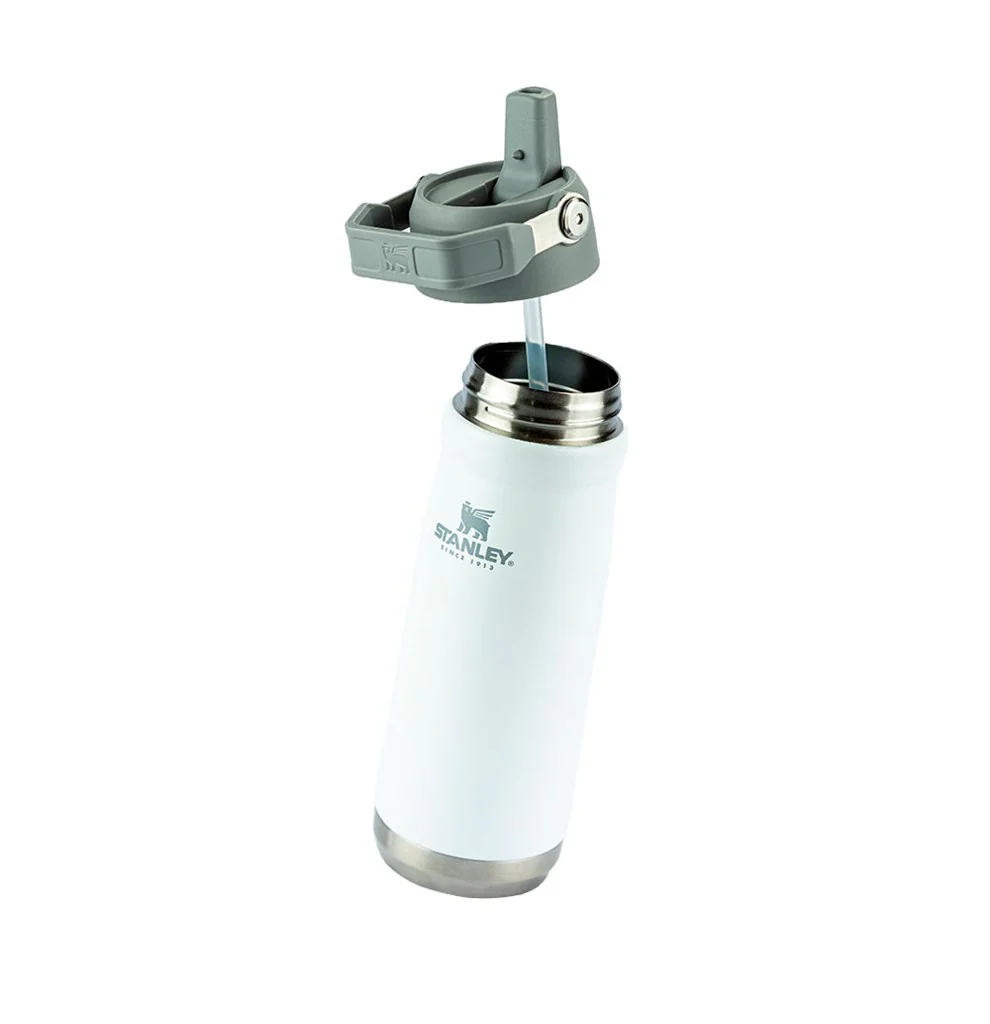 Garrafa Térmica Flip Straw 651ml Branco - Stanley