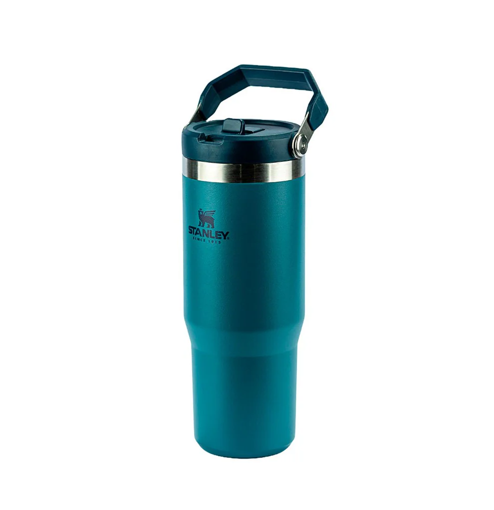 Garrafa Tumbler Térmico Flip Straw 887ml Azul - Stanley