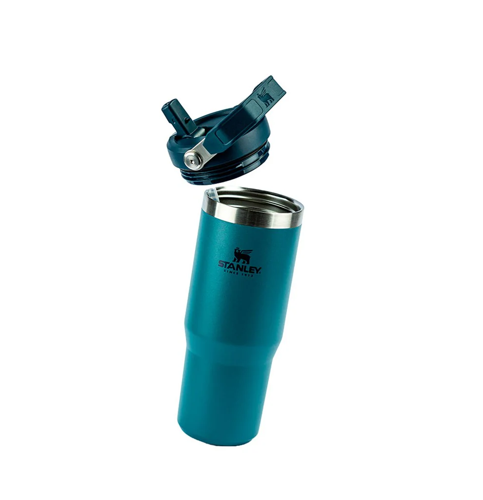 Garrafa Tumbler Térmico Flip Straw 887ml Azul - Stanley