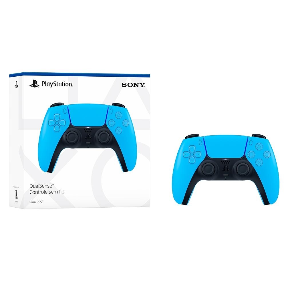 Controle sem Fio Dualsense Starlight Blue para PS5