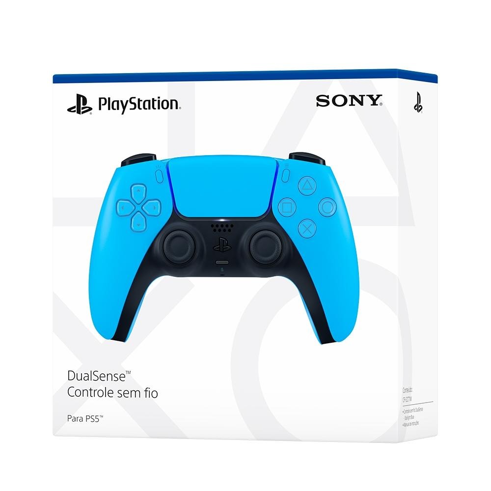 Controle sem Fio Dualsense Starlight Blue para PS5