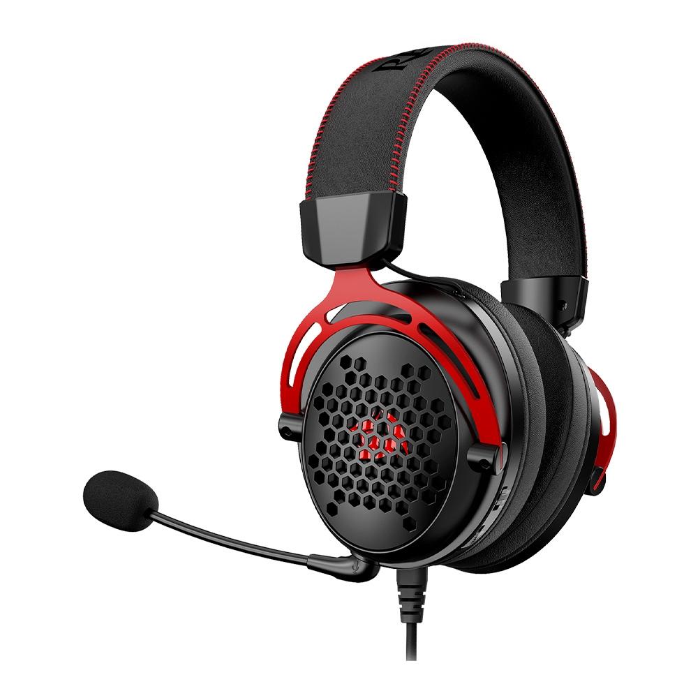 Headset Gamer Redragon Diomedes, USB+3.5MM, 7.1 Surround, Drivers de 53mm, Black