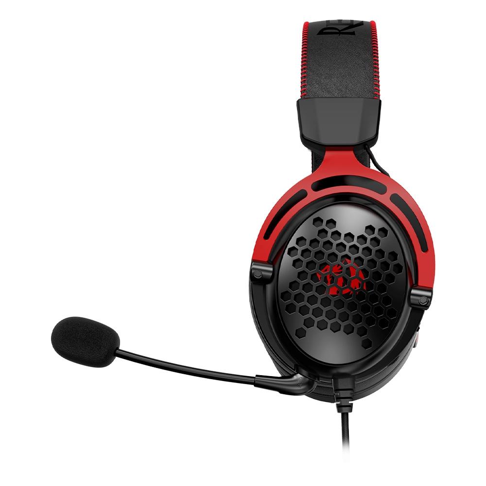 Headset Gamer Redragon Diomedes, USB+3.5MM, 7.1 Surround, Drivers de 53mm, Black
