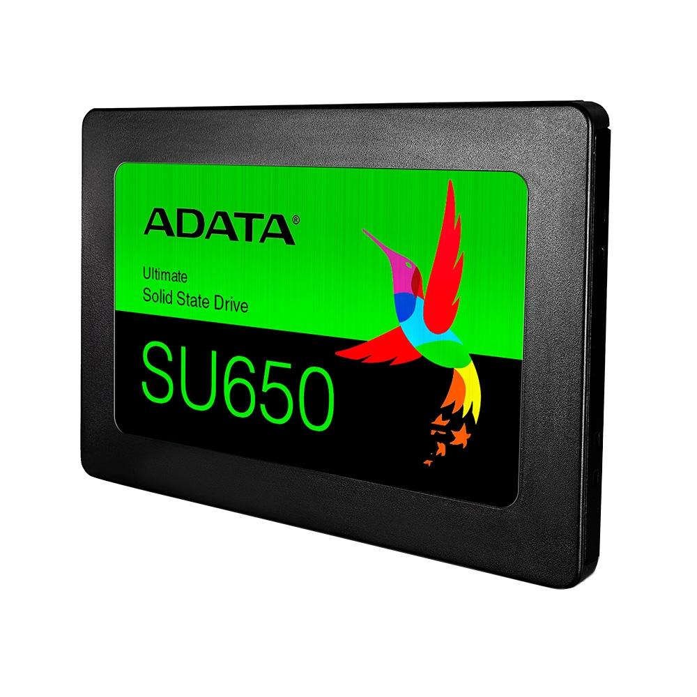 SSD SATA III 240GB SU650 Leitura: 520MB/s e Gravação: 450MB/s - ADATA