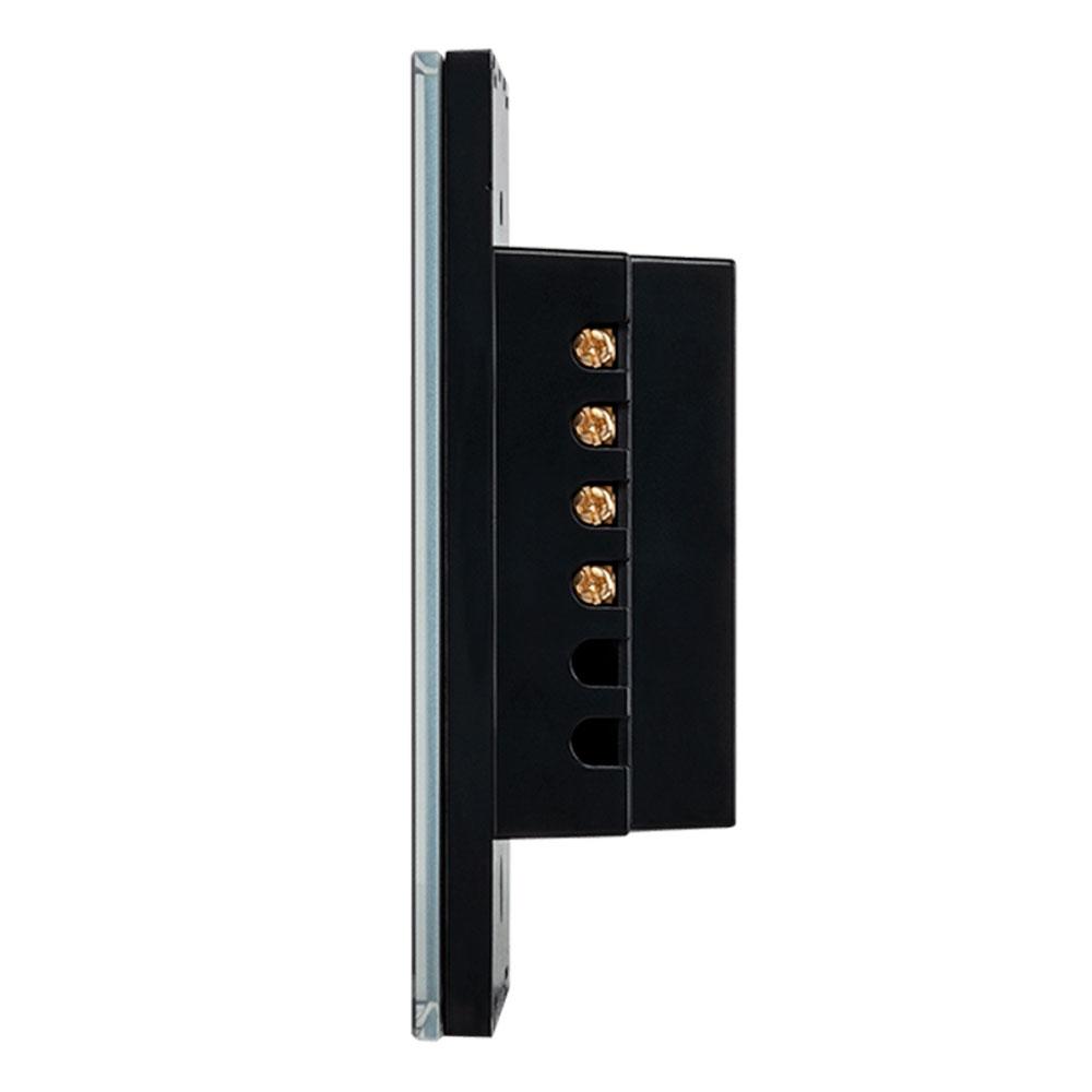 Interruptor Smart Wi-Fi 2 Teclas Ews 1002 Touch com Alexa Bivolt Preto - Intelbras