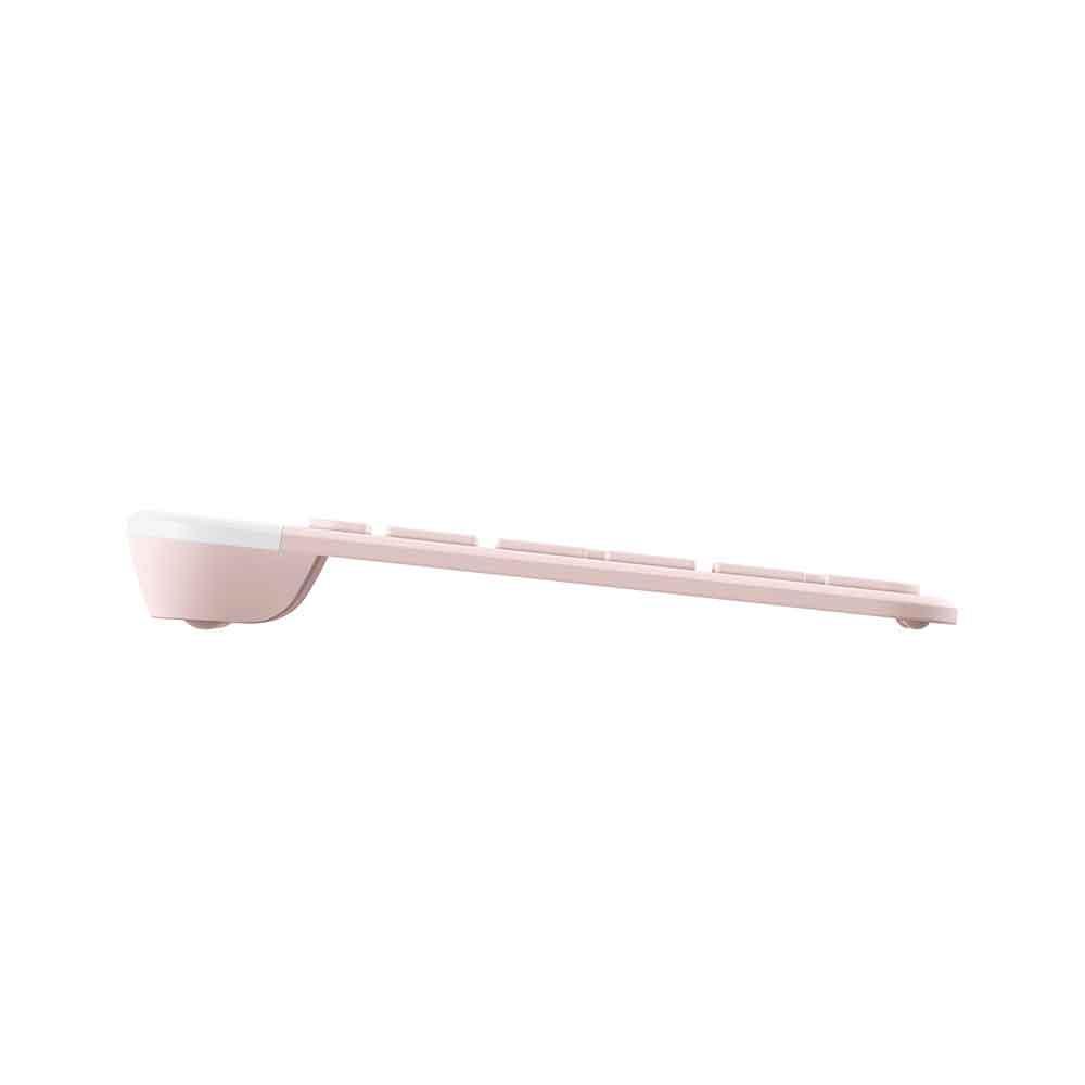 Teclado e Mouse sem Fio Logitech MK470, Slim Ultrafino, Teclas Silenciosas, Plug And Play, Rose