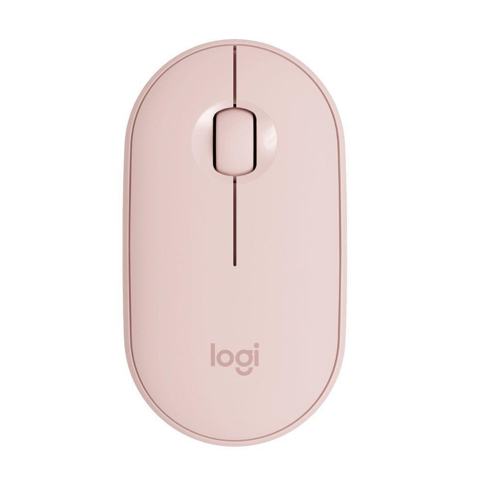 Teclado e Mouse sem Fio Logitech MK470, Slim Ultrafino, Teclas Silenciosas, Plug And Play, Rose