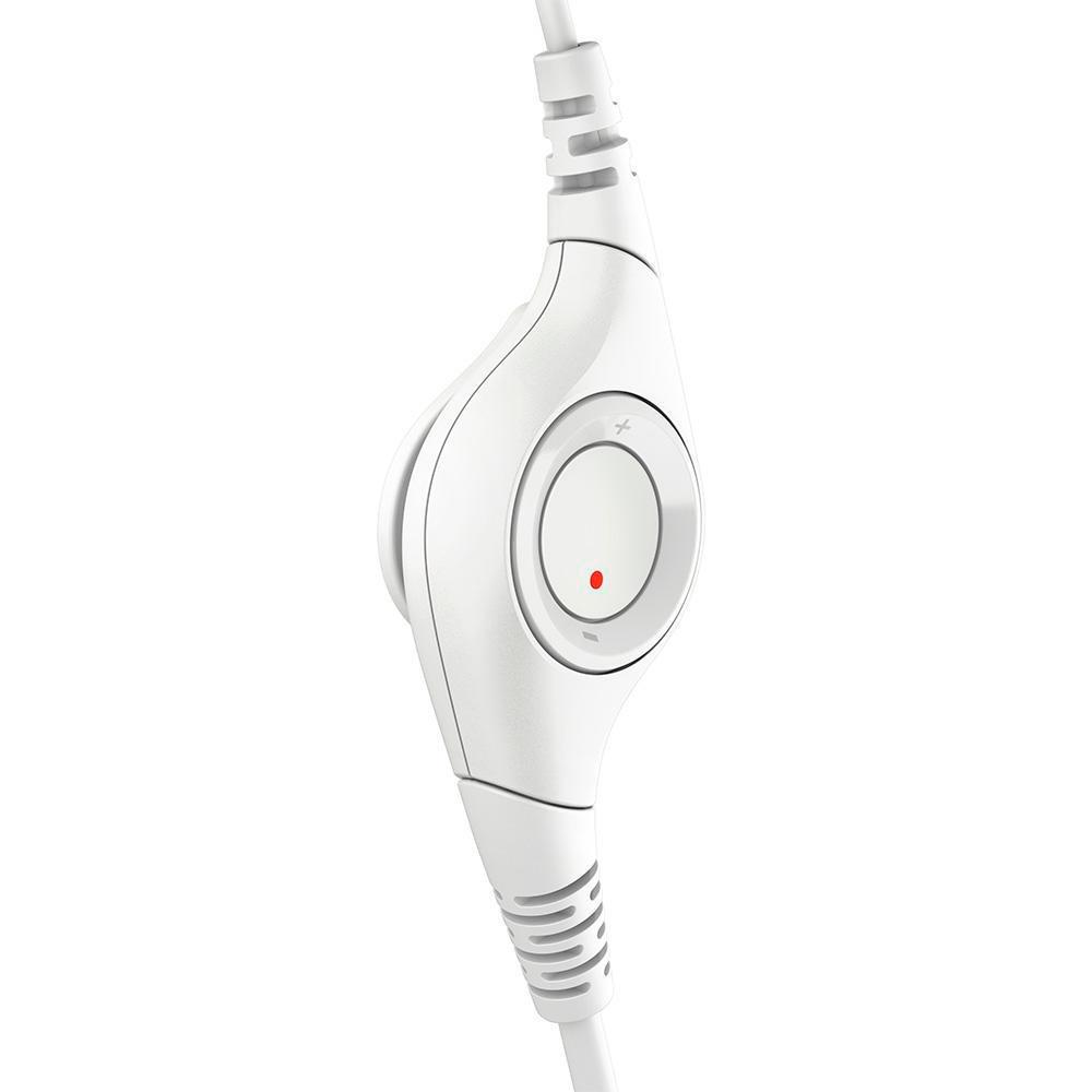 Headset com Fio USB Logitech H390 com Controle de Áudio e Reduçao de Ruído - Branco