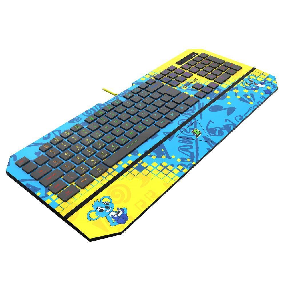 Teclado Gamer Redragon Brancoala RGB
